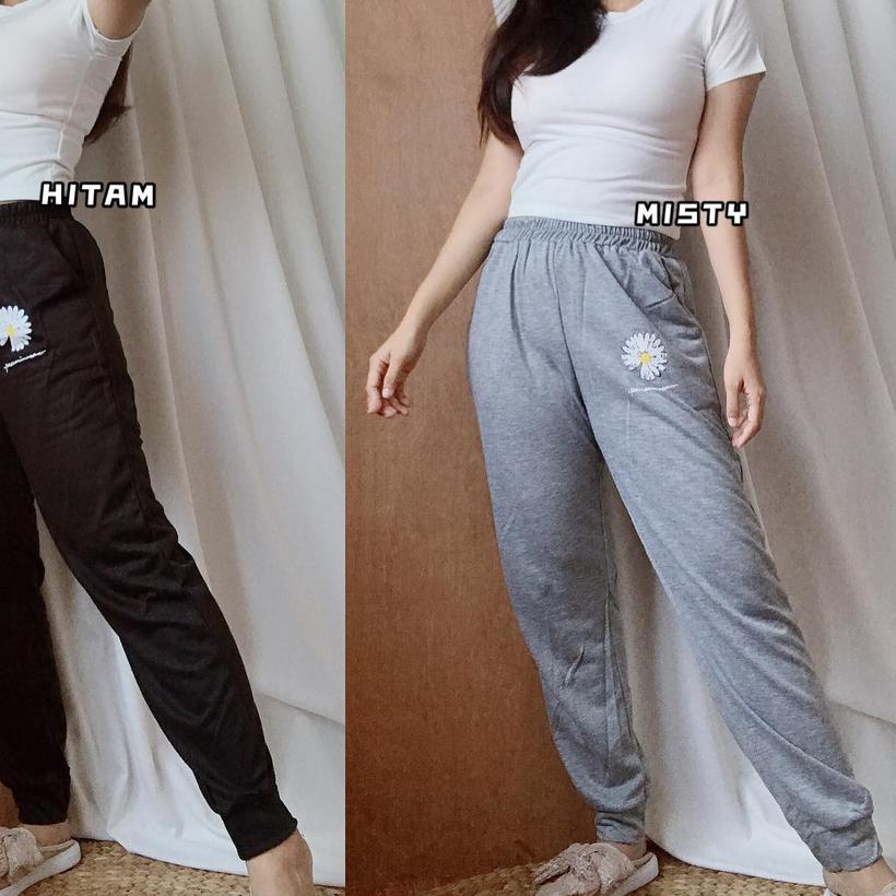 ➬ MAJOMER ® | DAISY BABYTERRY JOGGER PANTS - CELANA JOGGER WANITA - CBP02 ✴