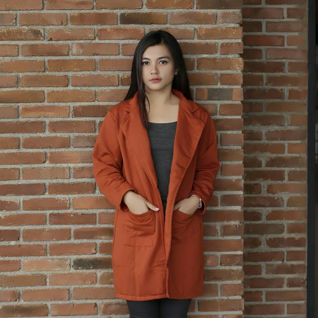 Colour Blazer || Women Top Blazer || Sweater wanita leren #COB