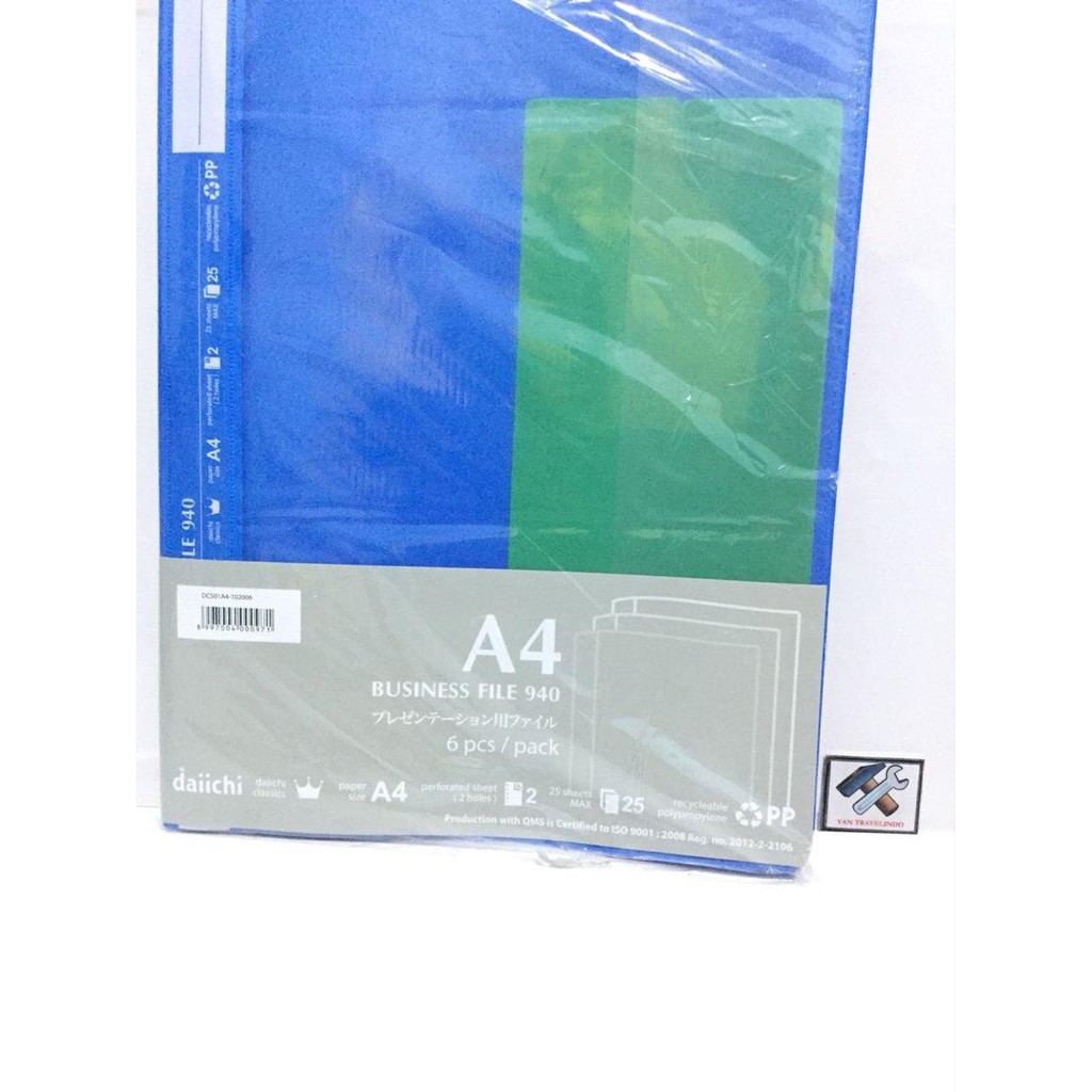 

BUSSINESS FILE MAP BISNIS FILE PENJAGA DOKUMEN DAICHII A4 SIZE