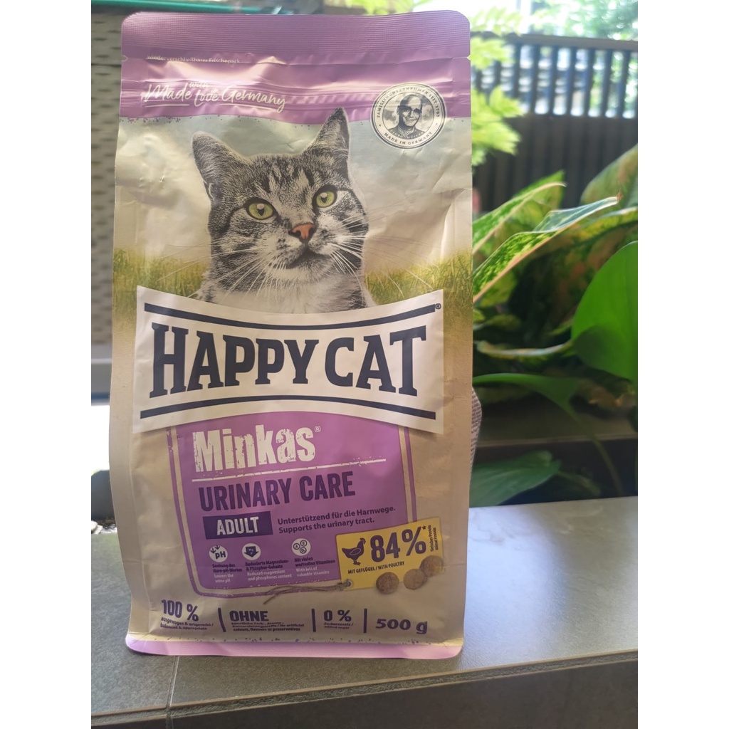 Happy Cat Minkas Urinary Care Adult Cat Food Freshpack 500gr