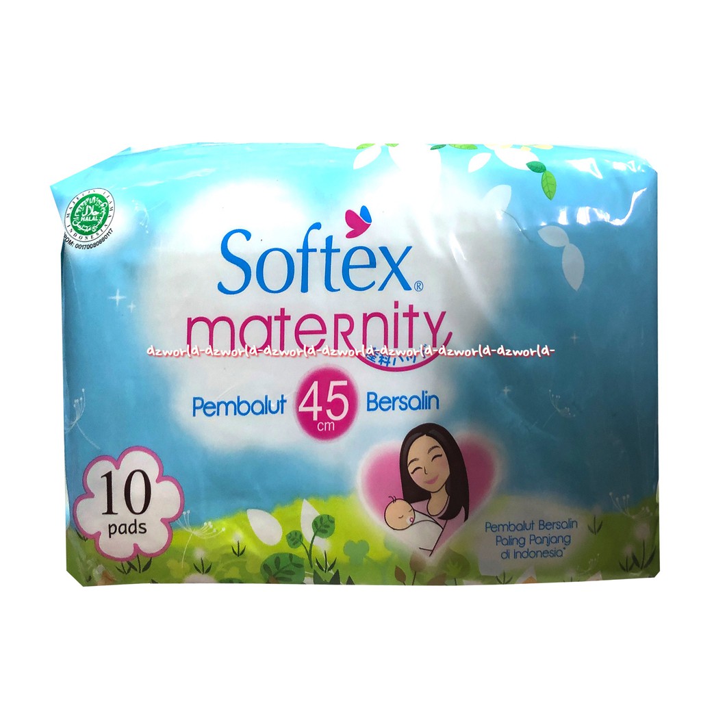 Softex Maternity Pembalut Bersalin 45cm 10pads Pembalut Wanita Ibu Setelah Melahirkan Softek Soft tex