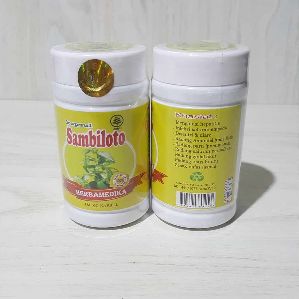 

KAPSUL SAMBILOTO ISI 60 KAPSUL HERBAMEDIKA