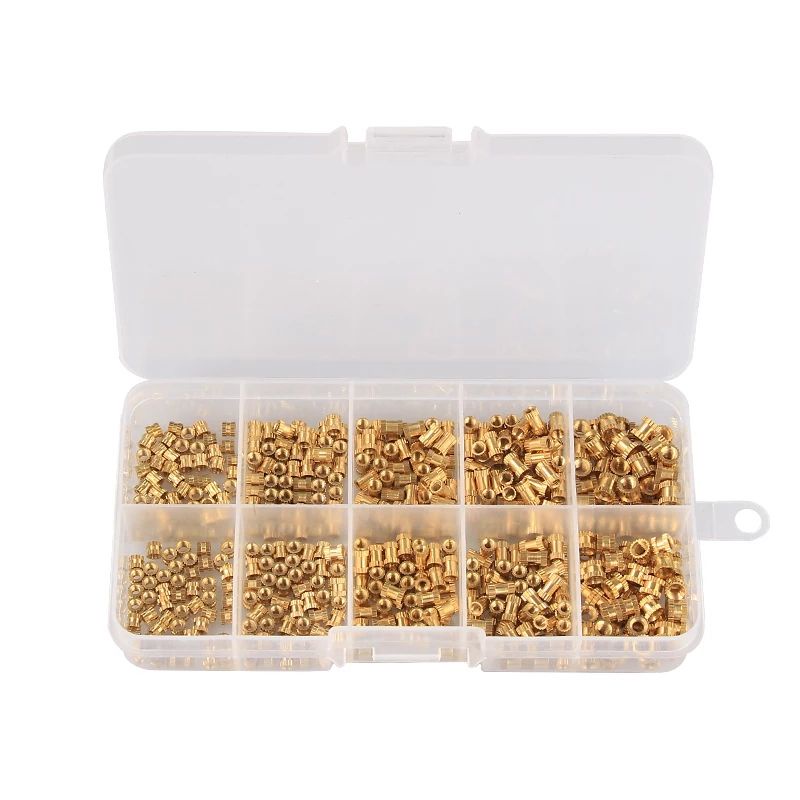 500 Pcs / 200 Pcs Mur Brass Knur M2 M2.5 M3 | Kuningan Mur Pasangan Baut Engsel Casing Laptop