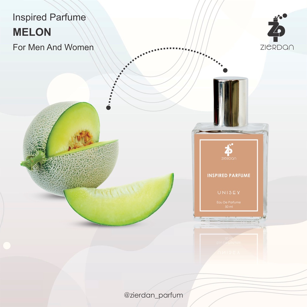 Zierdan Inspired Parfum Buah Melon Parfume Farfum Minyak Wangi Tahan Lama Pria &amp; Wanita Unisex