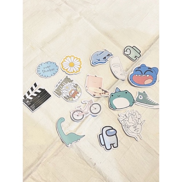 

238/pcs STICKER AESTHETIC / STICKER JOURNAL SCRAPBOOK LUCU MURAH