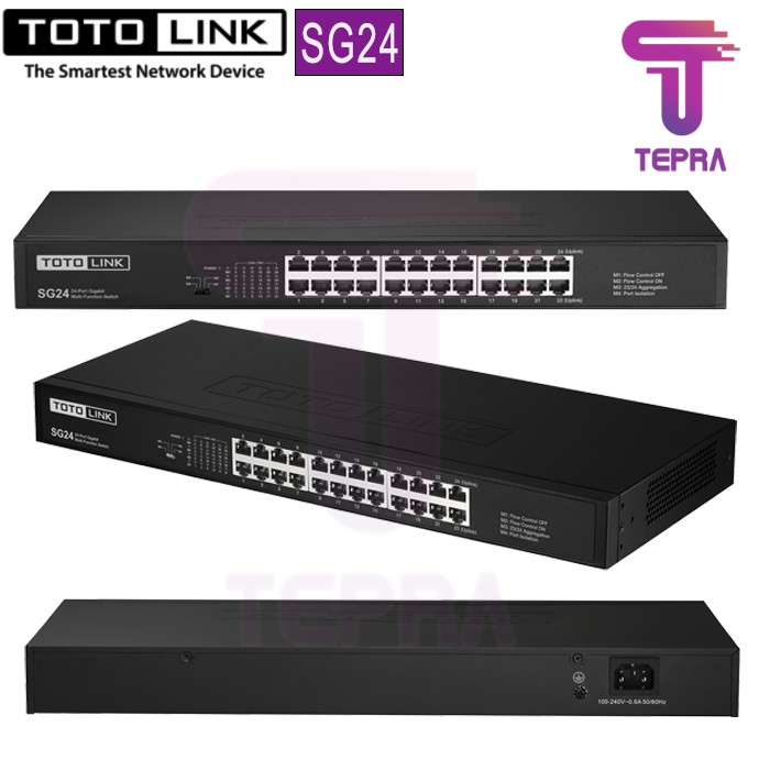 TOTOLINK SG24 24 Port Gigabit Unmanaged Switch|SG24 Toto Link