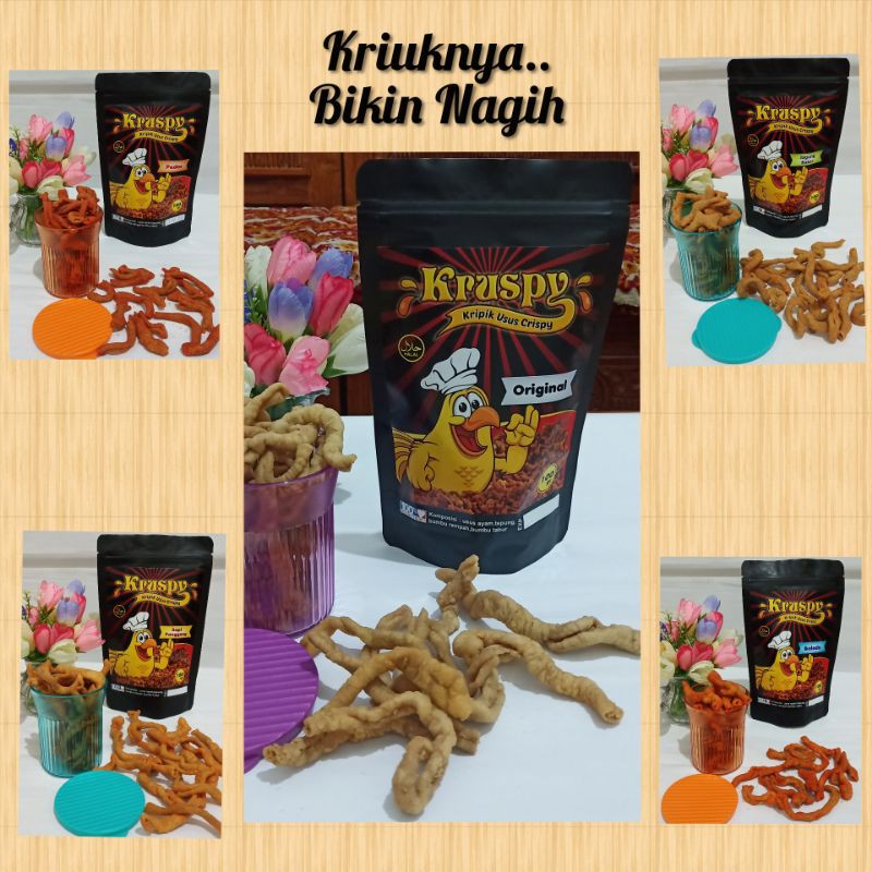 Keripik Usus Ayam Super Premium 100gr