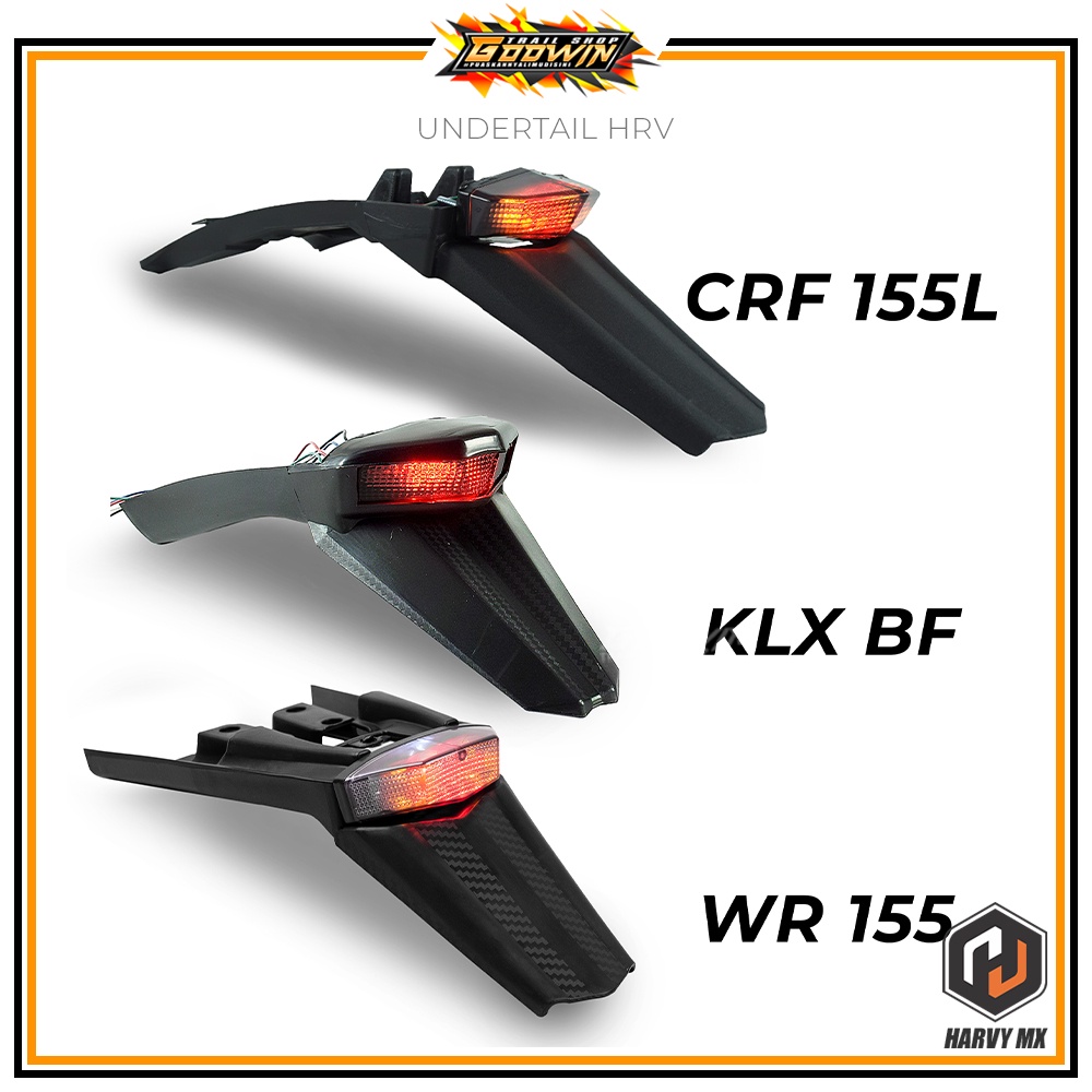 Spakbor Slebor Belakang Undertail Stoplamp HRV/SRX KLX BIGFOOT Dtracker New CRF WR 155 Laser LED