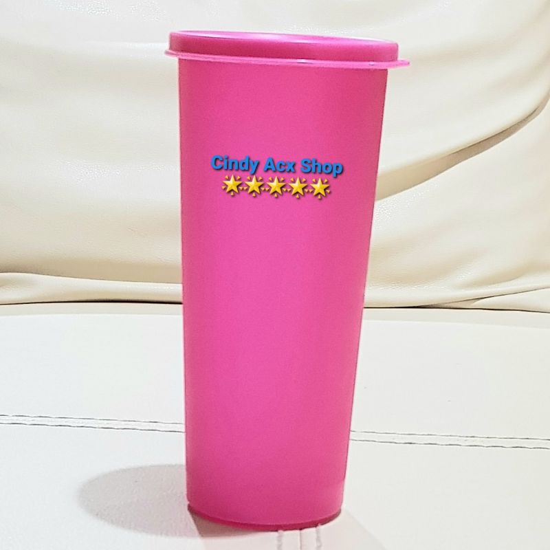 [ SOUVENIR ] GELAS AIR MINUM WARNA WARNI PLUS TUTUP GELAS TUMBLER