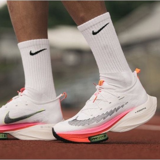 Sepatu Nike Air Zoom Alphafly Next Rawdicious Olympic Tokyo White Pink Putih Premium