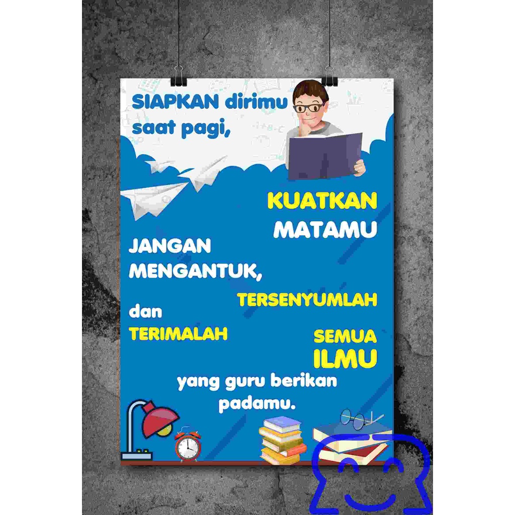 

46 judul Poster PENDIDIKAN, motivasi belajar, SD, SMP, SMA, bahan Artpaper A3+ (31cm x 47cm)