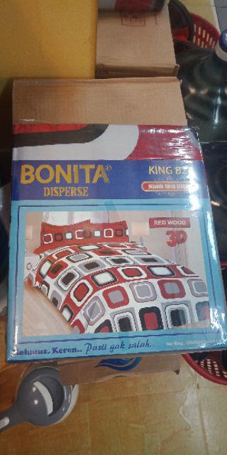 Sprei Bonita 3d Uk 180x200 Motif Brown Rose