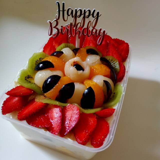 

Tukusiki salad 1000 ml special toping Ultah/anniv NO TOPPER