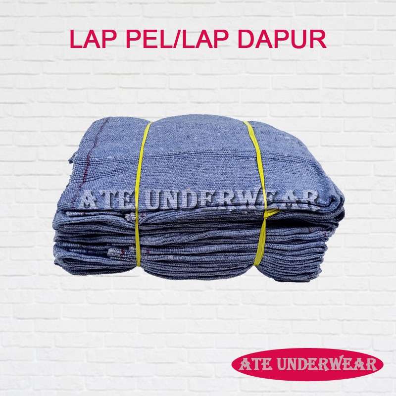 AT183-Kain Pel/Lap pel warna Biru/Lap mobil/Lap mesin