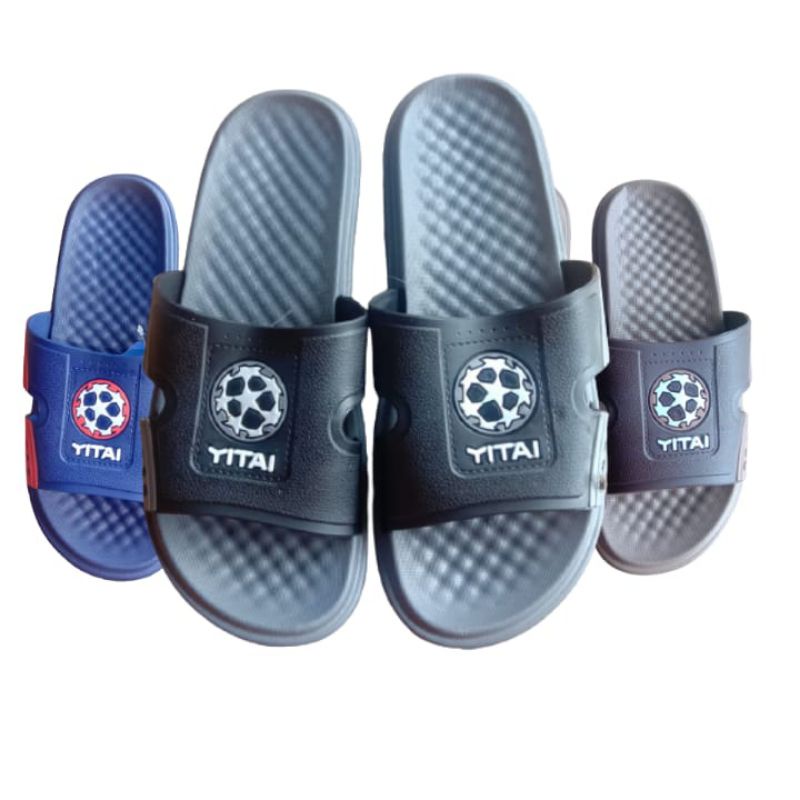 YITAI- Sandal Pria Selop Karet Ringan Berkualitas Original Sendal Karet Pria Sandal Karet Pria