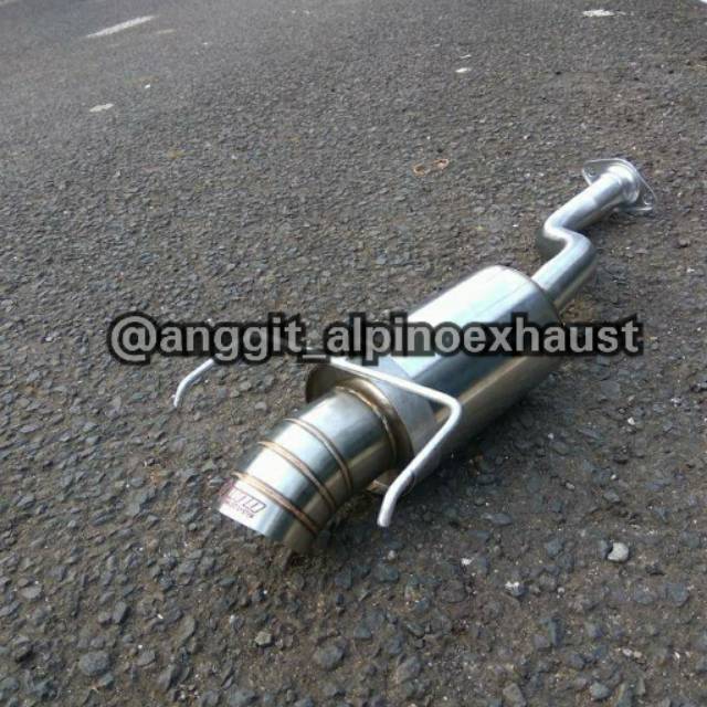 knalpot Bolt on jazz gd3 alpino exhaust tipe s03