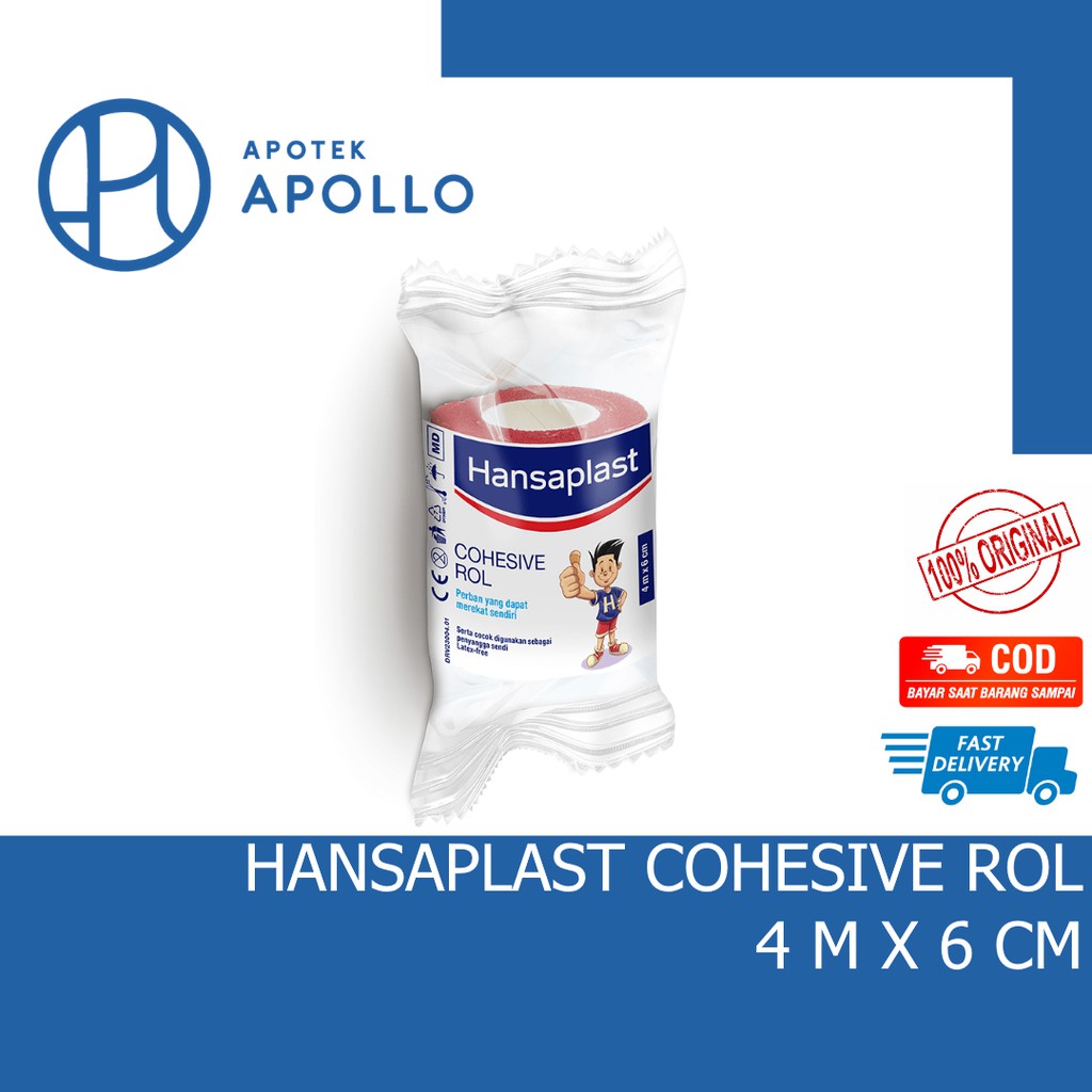 HANSAPLAST COHESIVE ROL 4m x 6cm