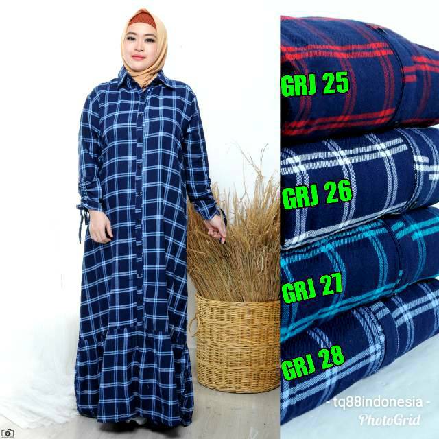 Gamis rempel/gamis flanel/gamis flanel jumbo/gamis serut/gamis jumbo/gamis rempel jumbo