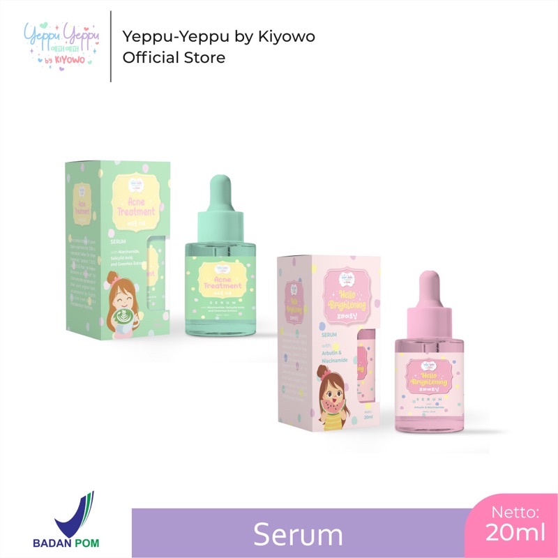 SERUM WAJAH YEPPU-YEPPU BY KIYOWO BPOM FACIAL SERUM KIYOWO