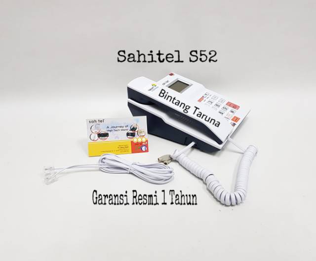 Telepon Kabel Sahitel S52 Cable Phone Sahitel S-52 (Putih)