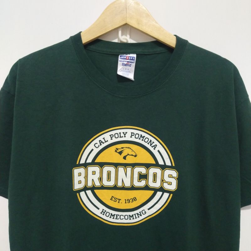 Vintage BRONCOS JERZEES Shirt ( Built up )
