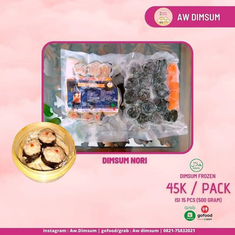 

Dimsum Ayam Rumput laut Nori