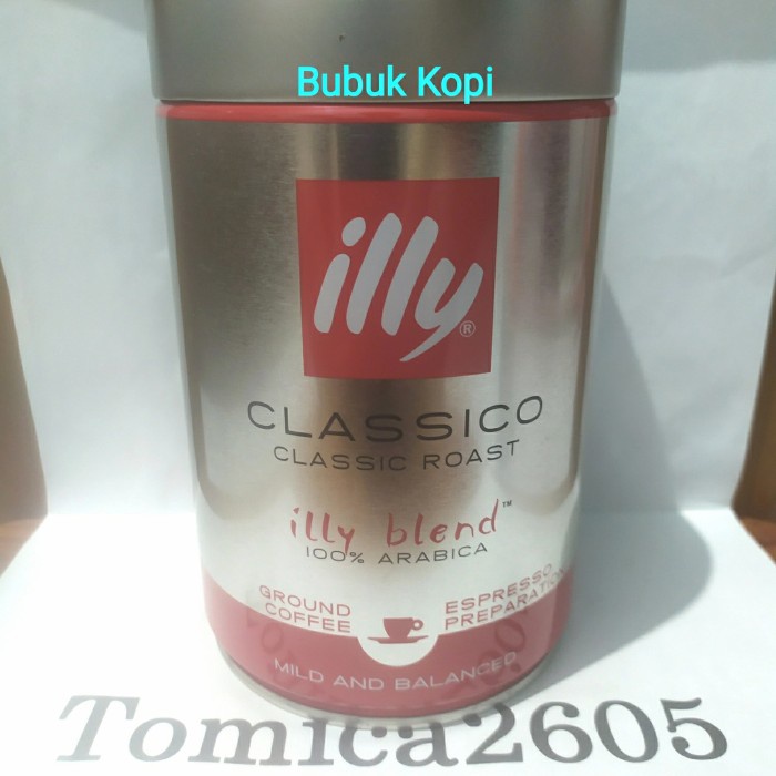 

ge01fgf Coffee Illy Medium Roasted Ground 250 Gram Kopi Bubuk Arabica Ds20X11