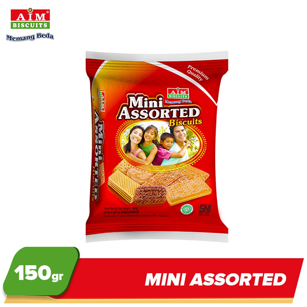 

AIM Mini Assorted Biscuits 150g