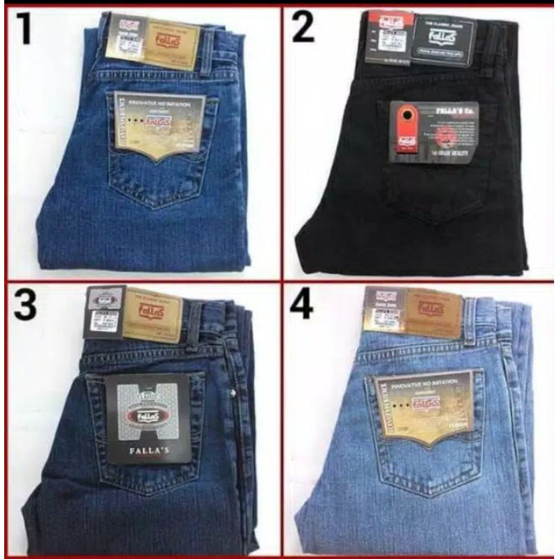 celana jeans fallas clasic standar jumbo