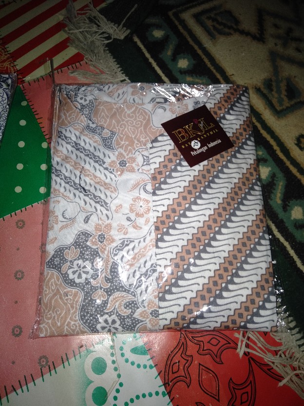 Tey-17 Batik Wanita Asj Sa Hrb026 Kenongo Kemeja Tosca Pendek