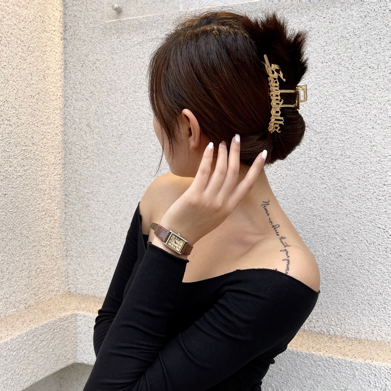 (Ready Stock) Gothic Metal BIG Size 3D Metallic Hairpin Hair Clips for Women