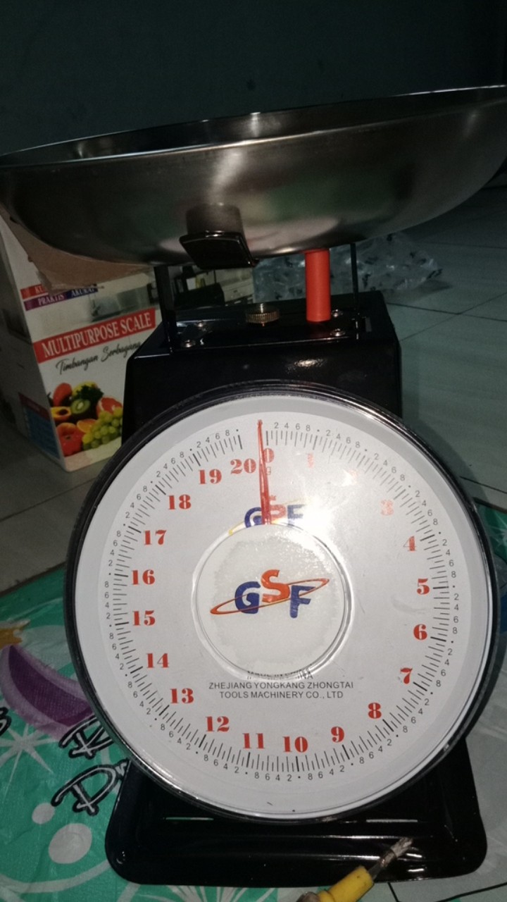 Timbangan Buah Dagang Laundry Daging Analog Manual 20kg