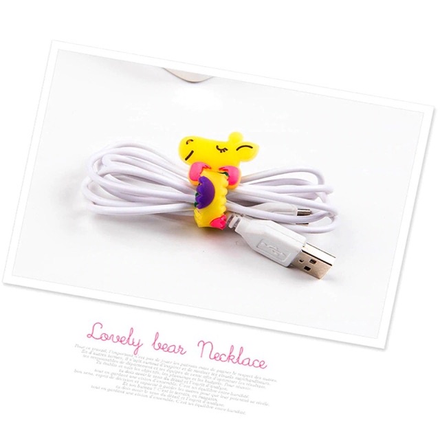 ☛TK☚ R558 KLIP KABEL CAS HP EARPHONE / PENGIKAT KABEL / CORD HOLDER 3D / AKSESORIS HANDPHONE