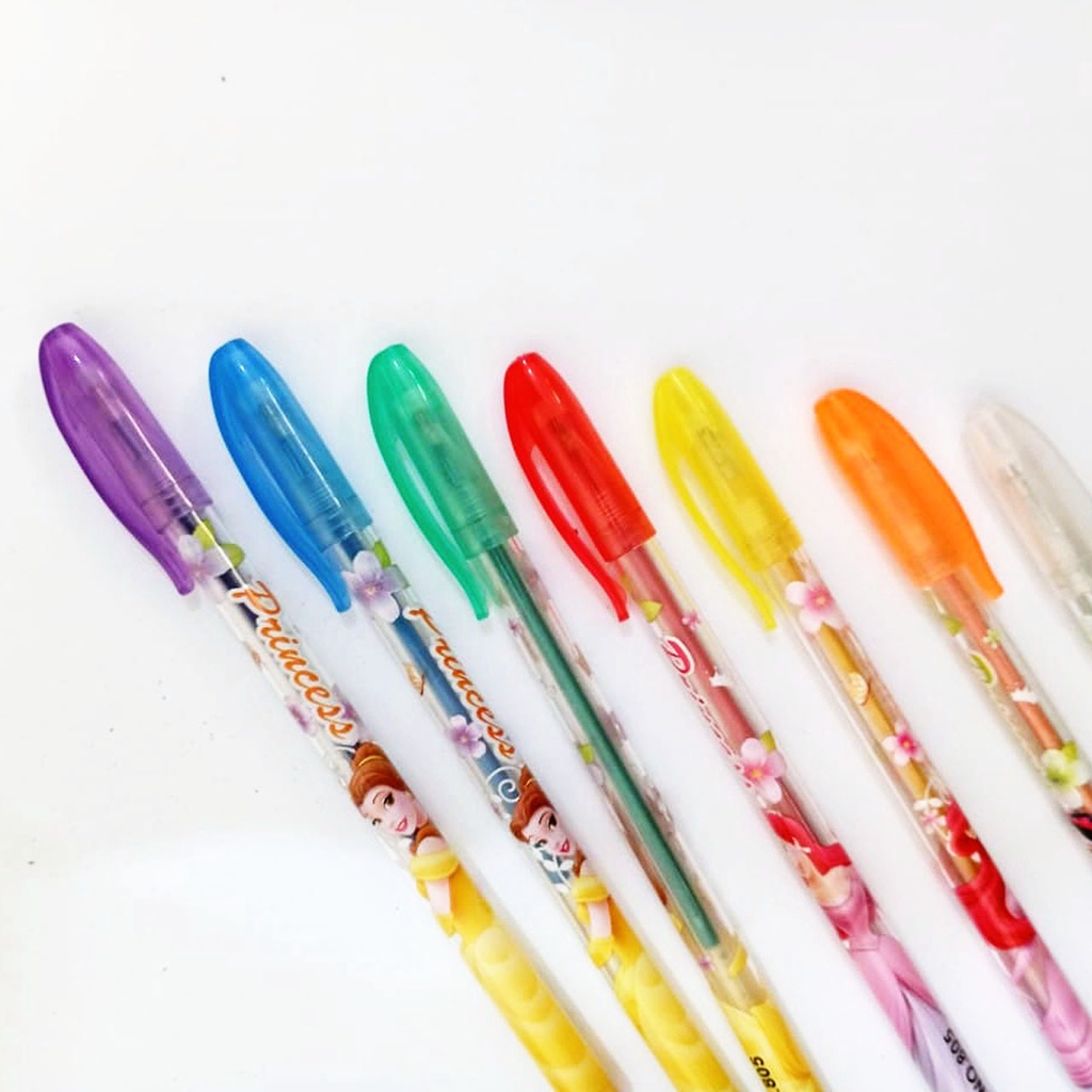 Glitter Pen Princess/Pen Gel / Pulpen Warna