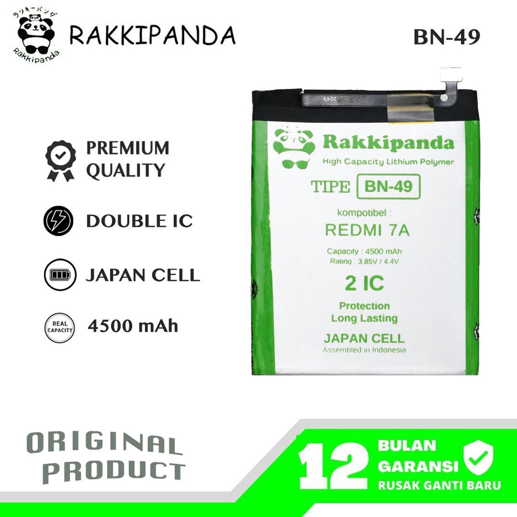 (R/K)- RakkiPanda - BN49 BN 49 Redmi 7A Batre Batrai Baterai