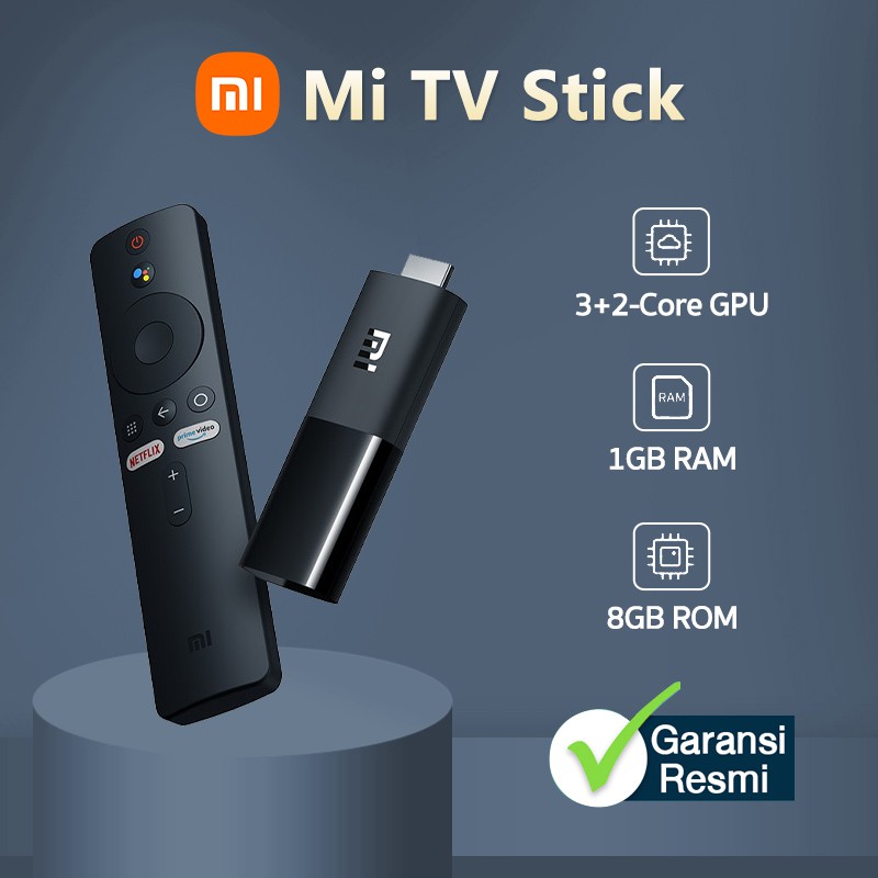 Xiaomi Mi Tv Stick Android Tv Full Hd Quadcore Mi Tv Stik Receiver Tv Global Version Shopee Indonesia