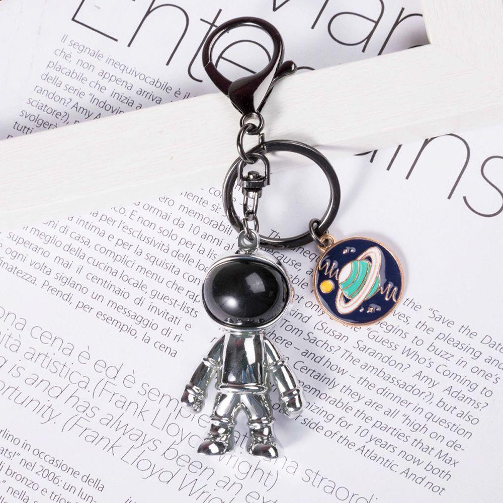 Mxbeauty Gantungan Kunci Astronot Fashion Retro Aksesoris Astronot Semesta Perhiasan Planet Key Chain