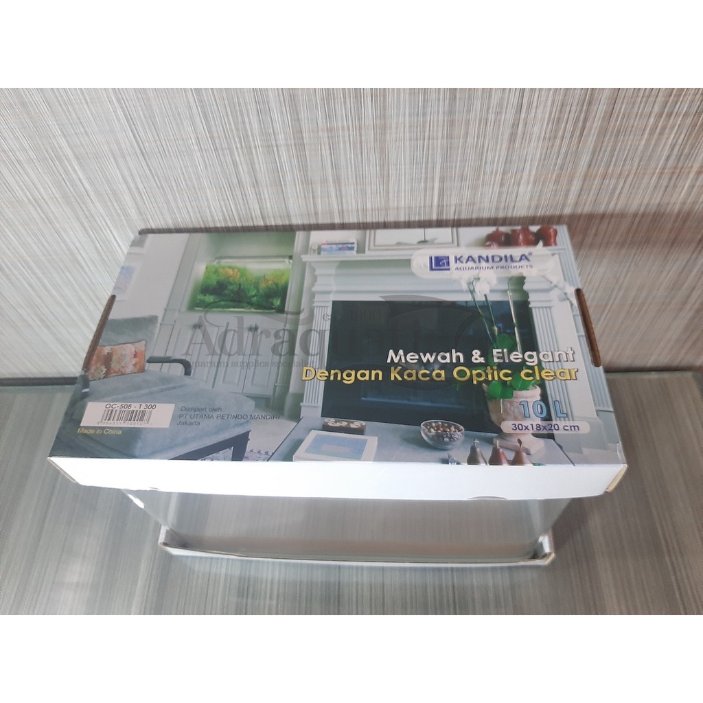 Aquarium Optic Clear 300 Uk 30x17x20 Cm 10 Ltr Kaca Optik Kandila Iglass Glass Shopee Indonesia