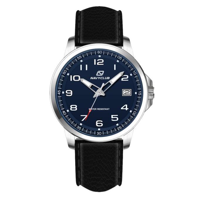 Navy Club Jam Tangan Pria Climate- Leather Strap