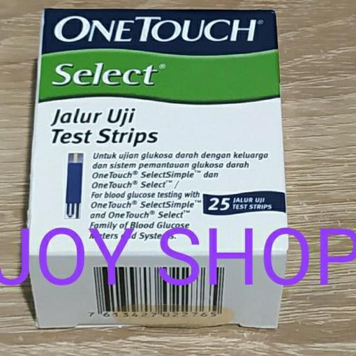 [[BISA COD]] STRIP ONE TOUCH SELECT SIMPLE ALAT TEST GULA DARAH 25 STRIP ORIGINAL