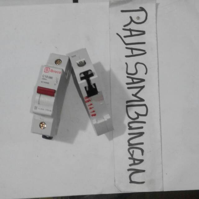 MCB Broco 10A pemutus aliran listrik sikring broco mini circuit breaker broco 10A DISKON7