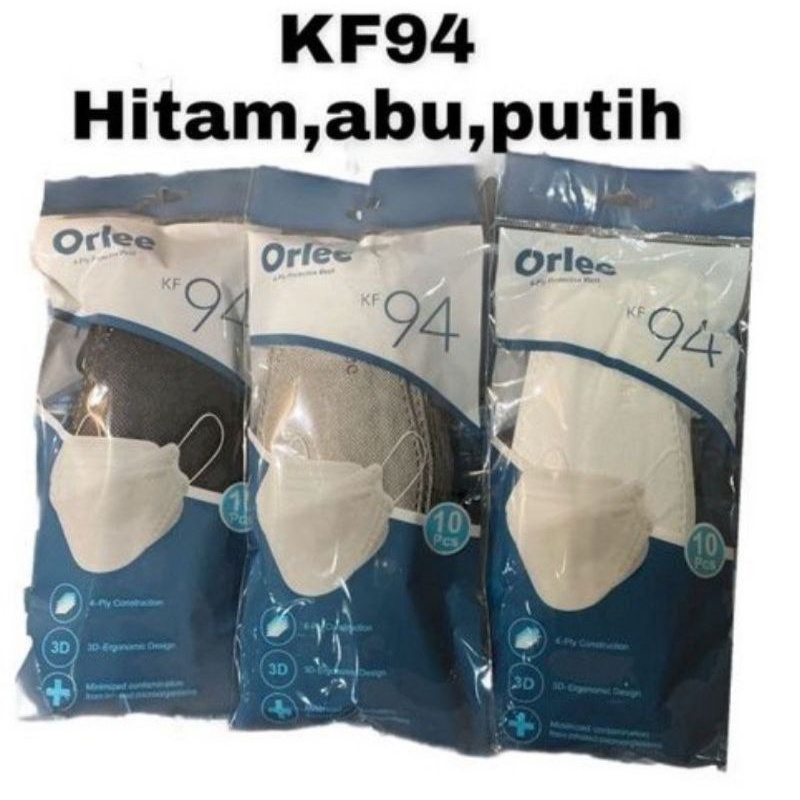 MASKER KF95 ORLEE ORIGINAL 3 PLY ISI 10 PCS