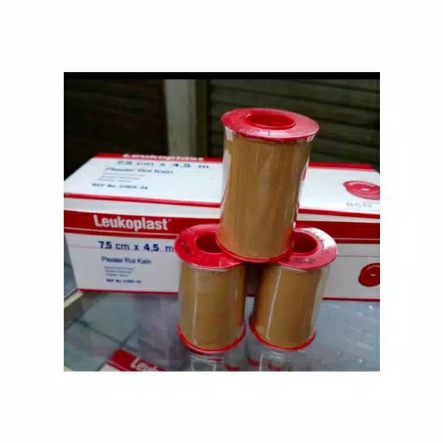 Leukoplast Jumbo 7,5cm x 4.5m (3in) / Plester perekat / Plester Coklat / Leukoplast jumbo / plester leukoplast