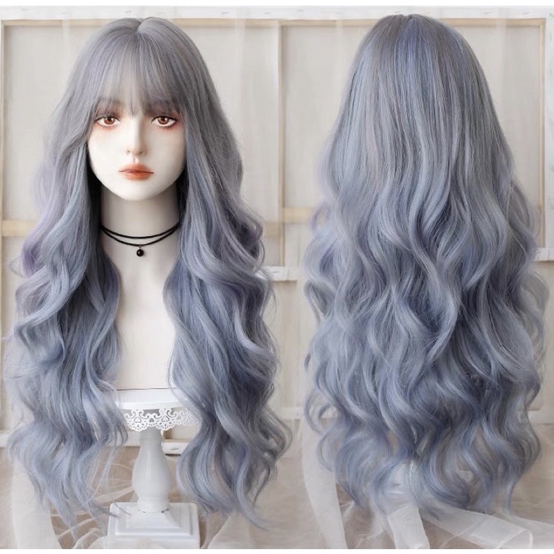 T343F full wig korean layer wave curl 75 cm