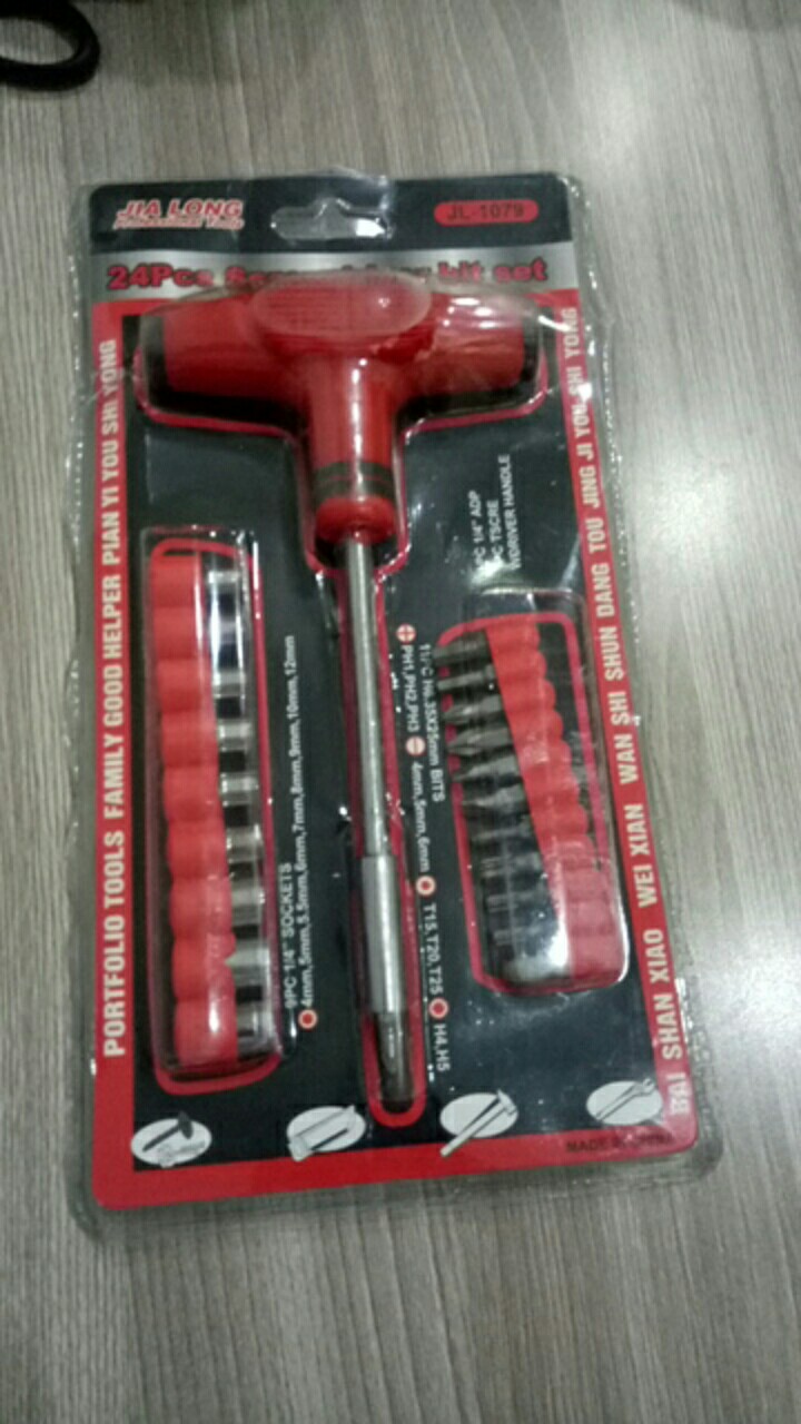 Obeng Multi Kunci Shock Mini 20 In 1 / Tools Kit