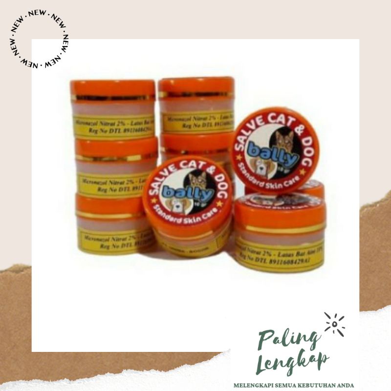 Salep Bally / Obat Jamur Luka Kucing Anjing