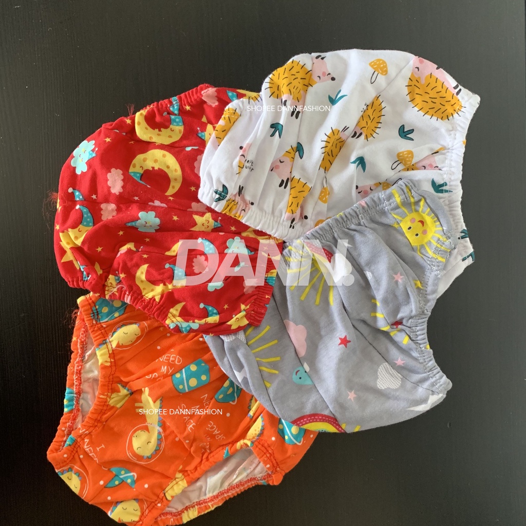 LUSINAN Celana Dalam Anak 1-5 Tahun Motif Bahan LIBBY VELVET