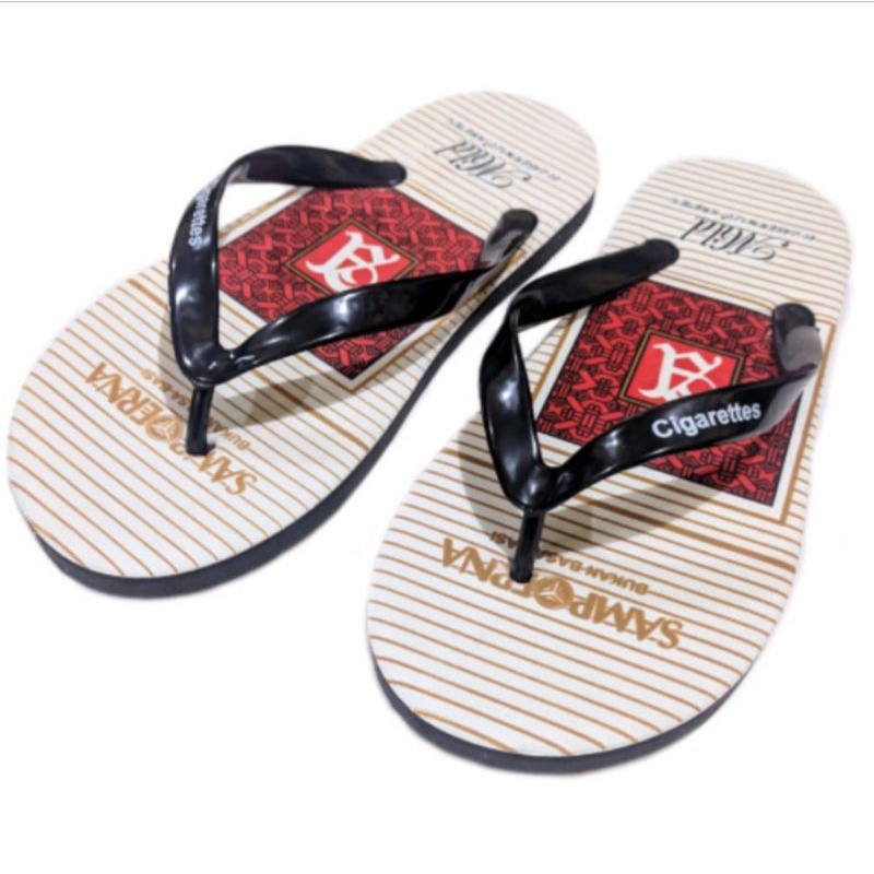 sandal jepit pria motif sempurna sandal surfing