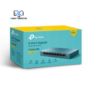 TP-Link LS108G 8-Port 10/100/1000Mbps Desktop Switch New