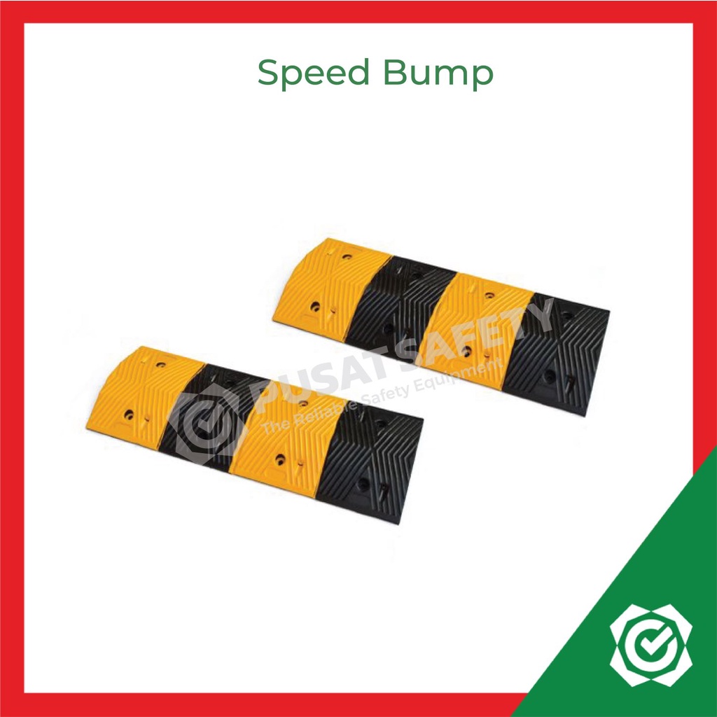 Speed Humb Bump Rubber 100cm x 33cm x 5cm Polisi Tidur Karet